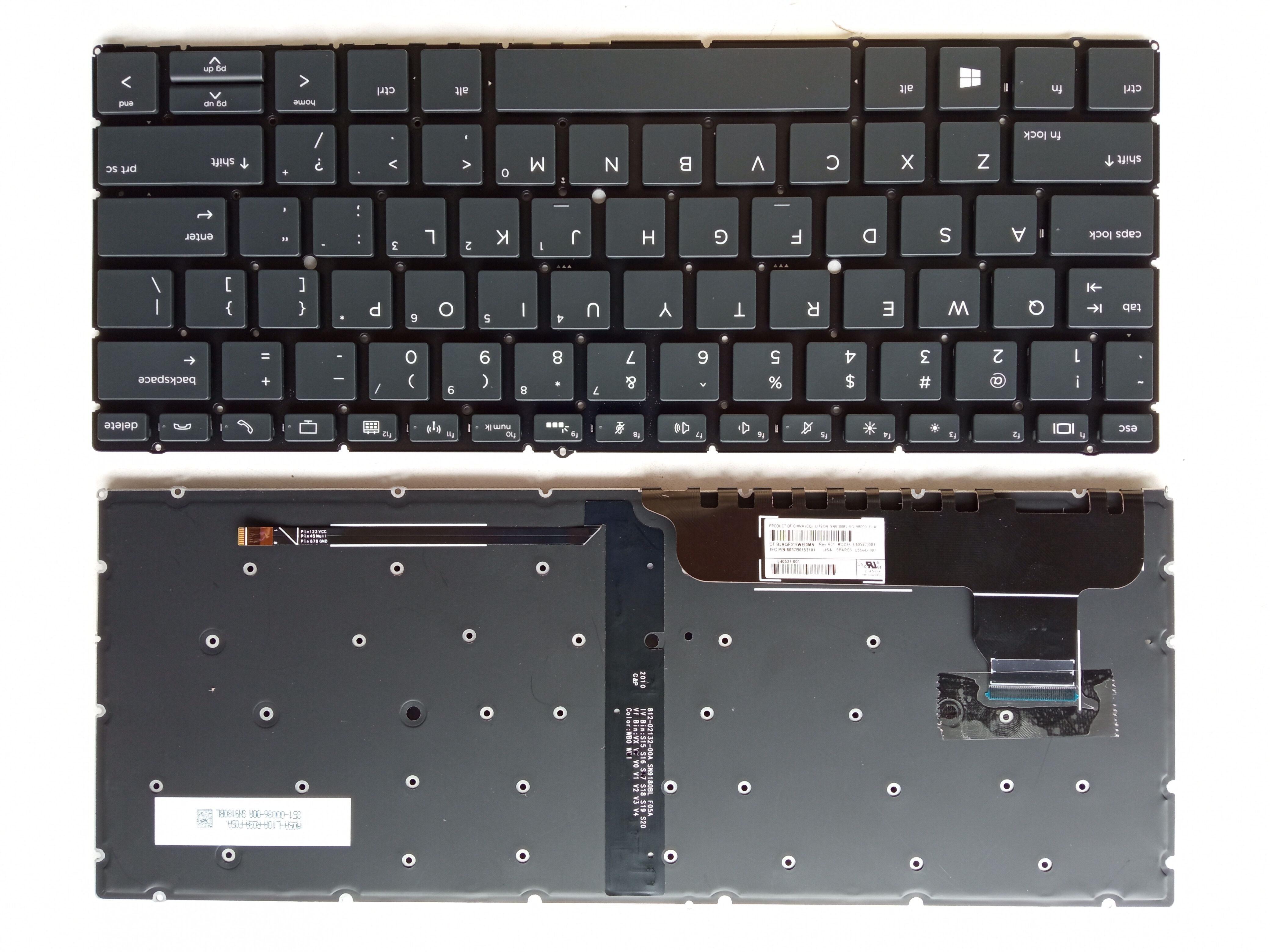 Picture of New Replacement Laptop Keyboard For HP 830G6/zhan X13 G2/X360 830G6 BLACK Backlit US Layout